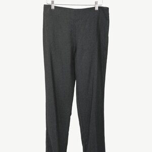 Brunello Cucinelli Black Metallic Wool-Blend Trousers
